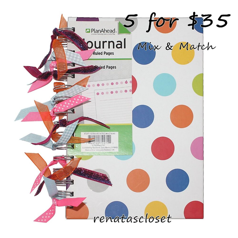Plan Ahead 160 Ruled Page Ribbon Journal NWT